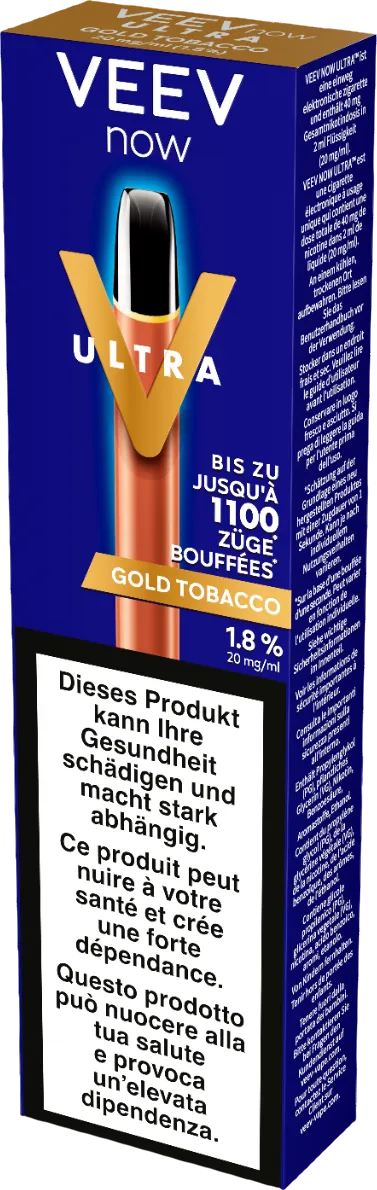 Final Few Veev Now Ultra Gold Tobacco  Limited Release!