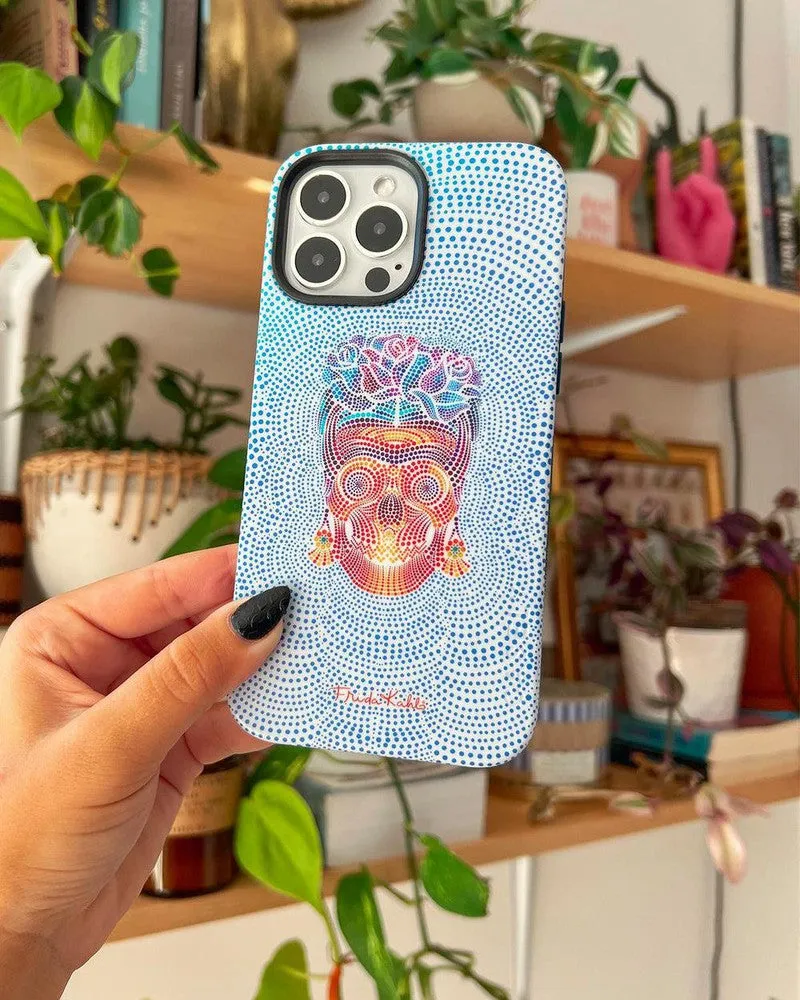 Final Few Vida y Muerte | Frida Kahlo Dotted Skull Case  Last Chance!