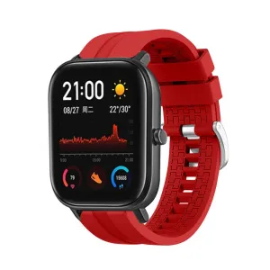 Final Few Xiaomi Amazfit GTS Silicone Strap Extreme (Red)  Stylish & Comfortable