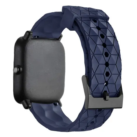 Final Few Xiaomi Amazfit GTS Silicone Strap Hexagons (Dark Blue)  Limited Release!