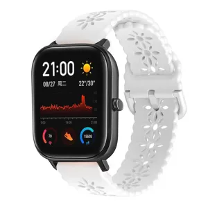 Final Few Xiaomi Amazfit GTS Silicone Strap Patterned (White)  Limited Release!