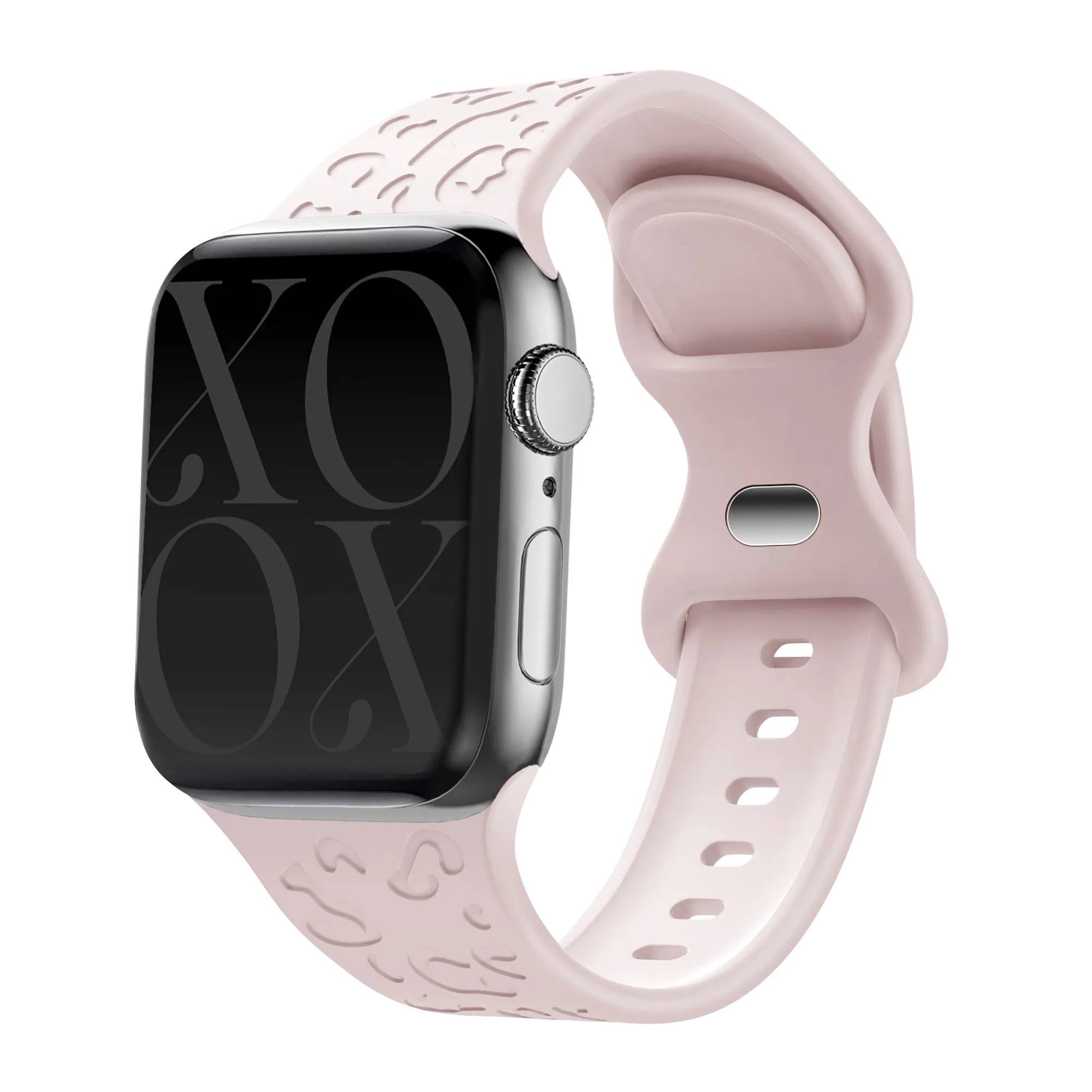 Final Few xoxo Wildhearts Apple Watch Silicone Strap Leopard Print (Light Pink)  Dont Miss Out!