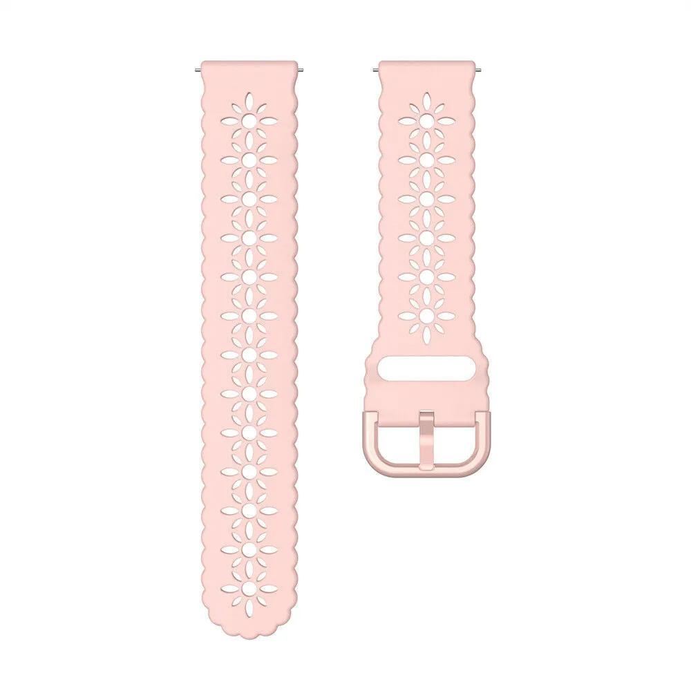 Flash Sale! Amazfit GTS 2 Silicone Strap Patterned (Pink)  Last Chance!