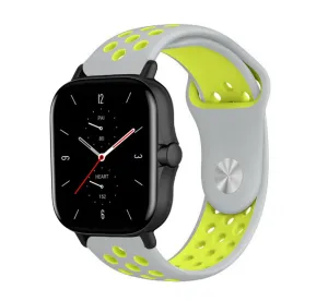 Flash Sale! Amazfit GTS 2 Sport Strap (Grey/Yellow)  Stylish & Comfortable