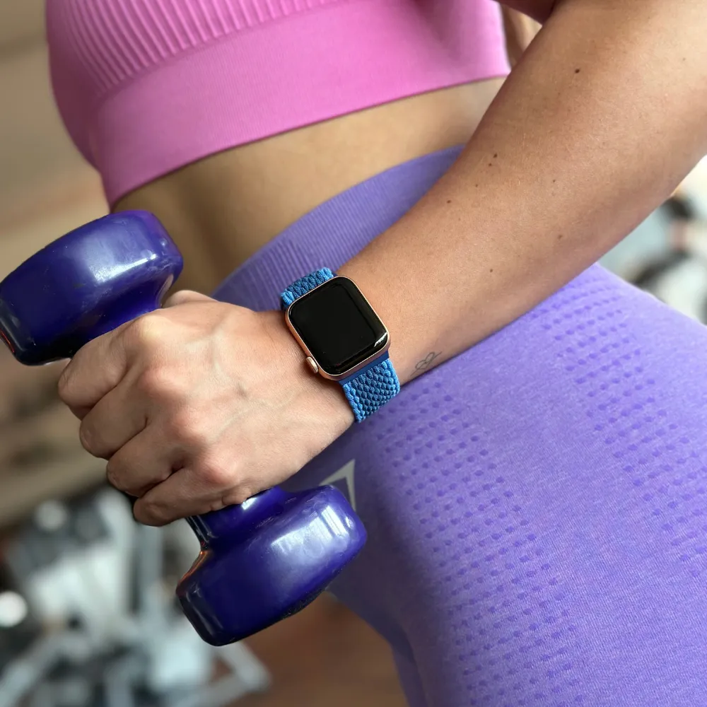 Flash Sale! Apple Watch Braided Nylon Strap (Blue mix)  Going Fast!