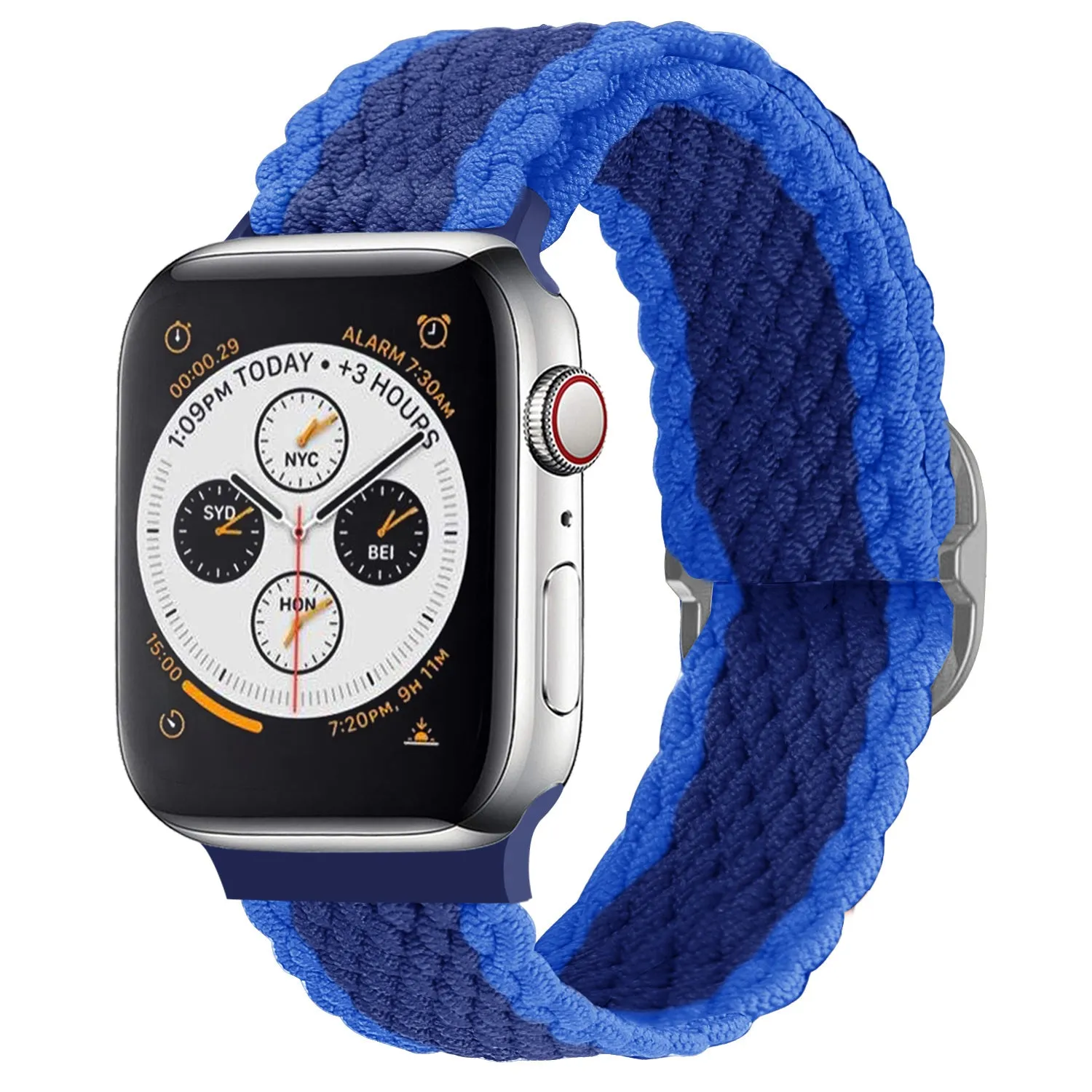 Flash Sale! Apple Watch Braided Nylon Strap (Blue mix)  Going Fast!