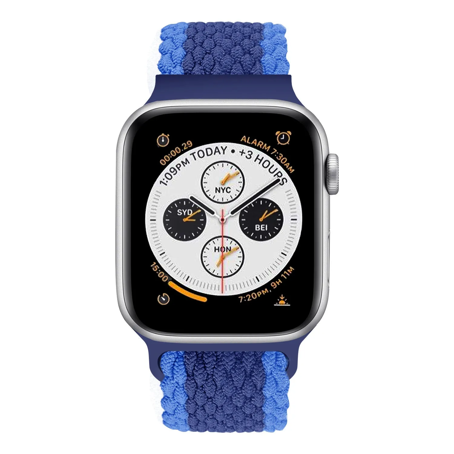 Flash Sale! Apple Watch Braided Nylon Strap (Blue mix)  Going Fast!