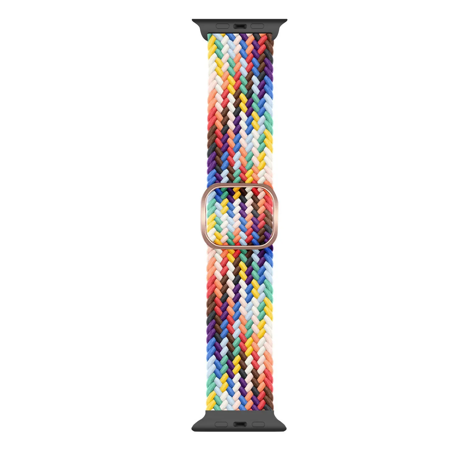 Flash Sale Apple Watch Braided Nylon Strap (Rainbow)  Going Fast!