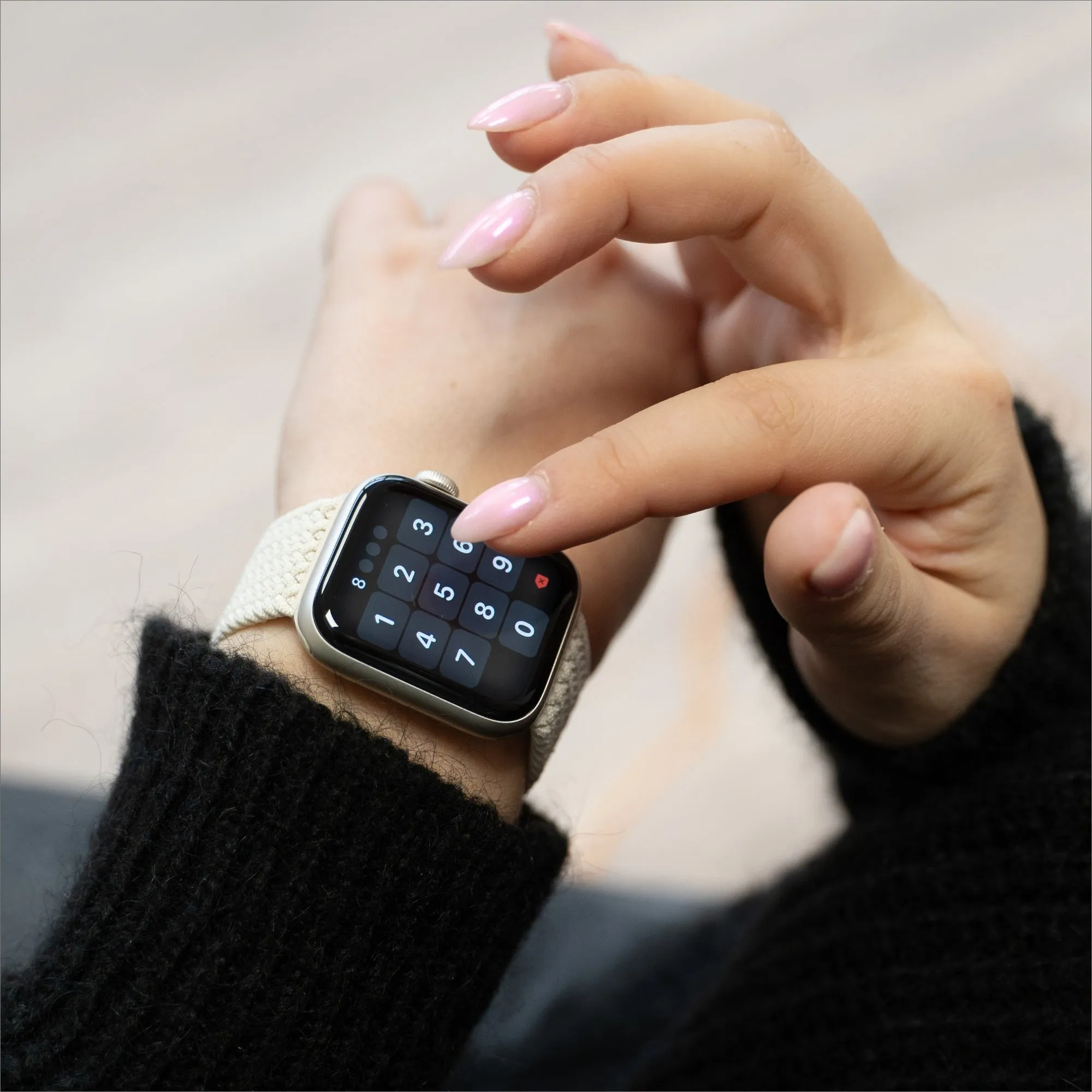 Flash Sale Apple Watch Braided Strap (Starlight)  Ends Soon!
