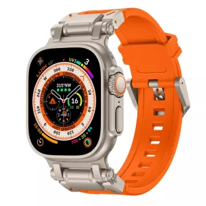 Flash Sale Apple Watch 'Explorer' TPU Strap (Orange with Titanium)  Almost Sold Out!