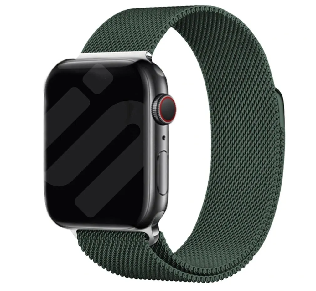 Flash Sale! Apple Watch Milanese Strap (Dark Green)  Last Chance!