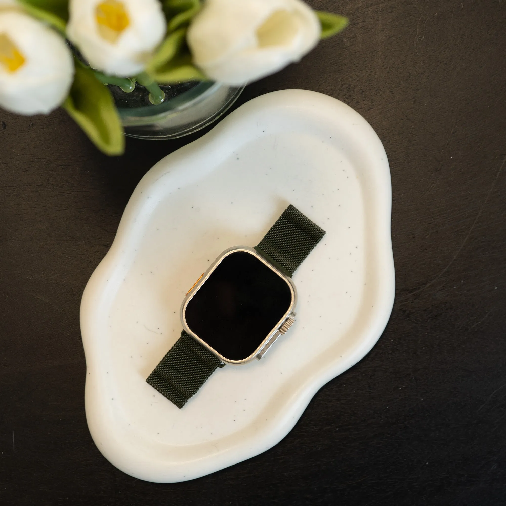 Flash Sale! Apple Watch Milanese Strap (Dark Green)  Last Chance!