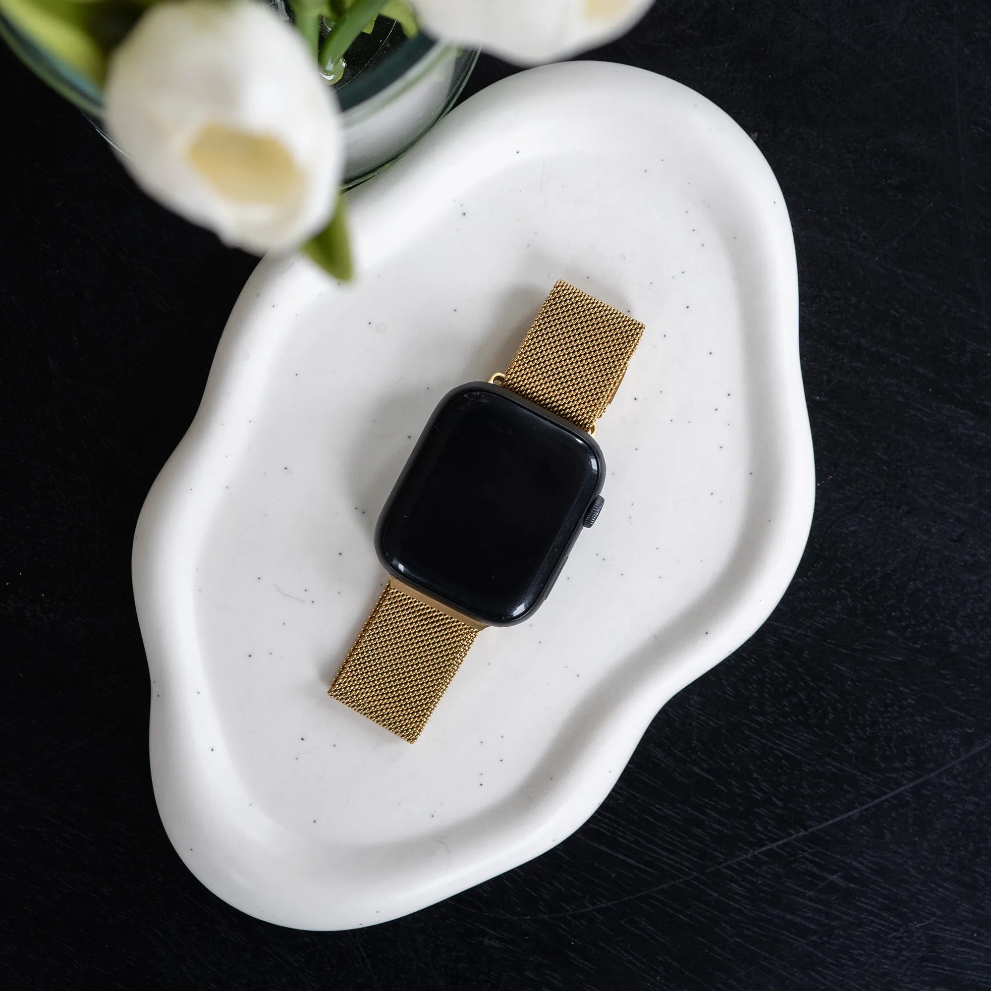 Flash Sale! Apple Watch Milanese Strap (Gold)  Dont Miss Out!