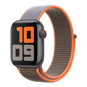 Flash Sale! Apple Watch Nylon Strap (Brown/Orange)  Stylish & Comfortable