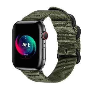 Flash Sale! Apple Watch Nylon Strap with Buckle (Green)  Almost Gone!
