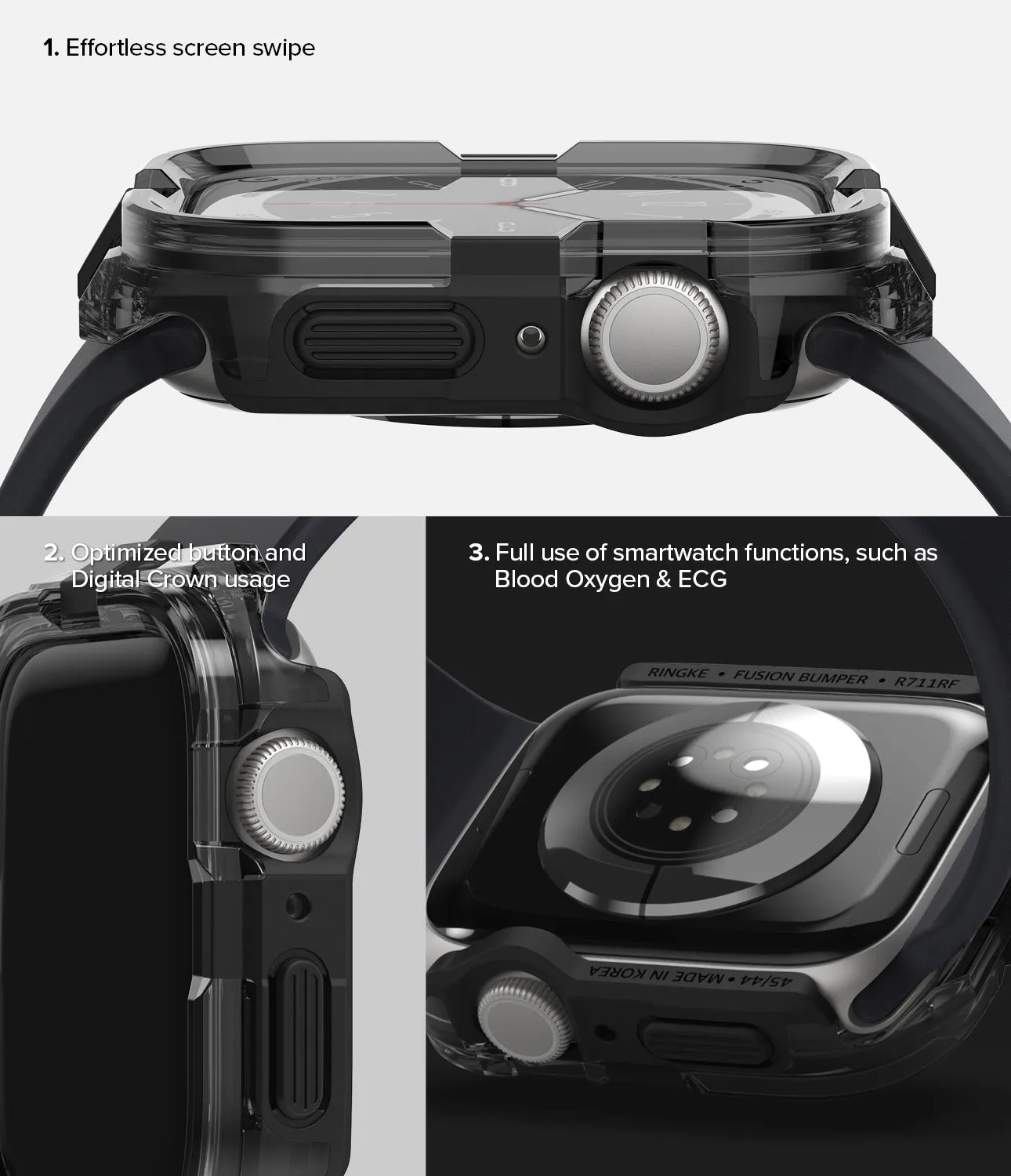 Flash Sale! Apple Watch Series (45mm / 44mm) Case | Fusion Bumper  Limited Availability!