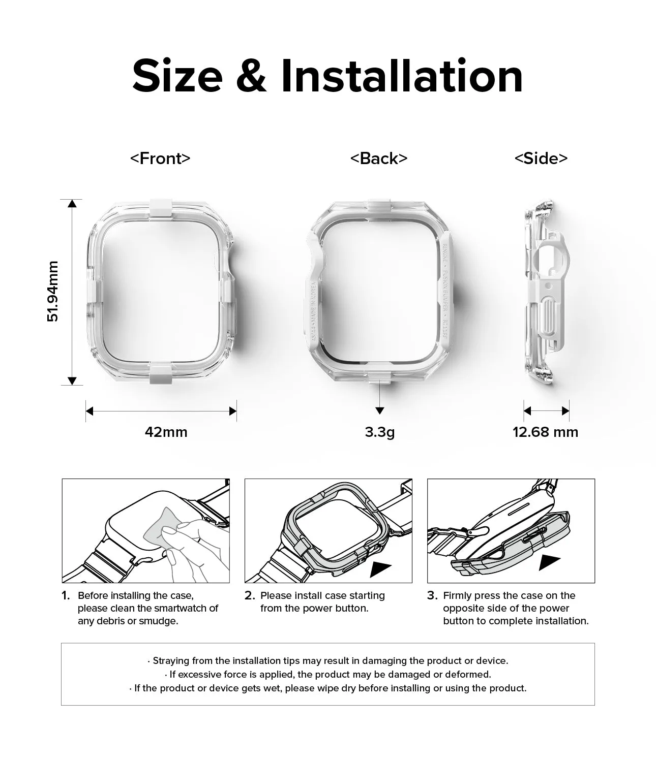 Flash Sale! Apple Watch Series (45mm / 44mm) Case | Fusion Bumper  Limited Availability!
