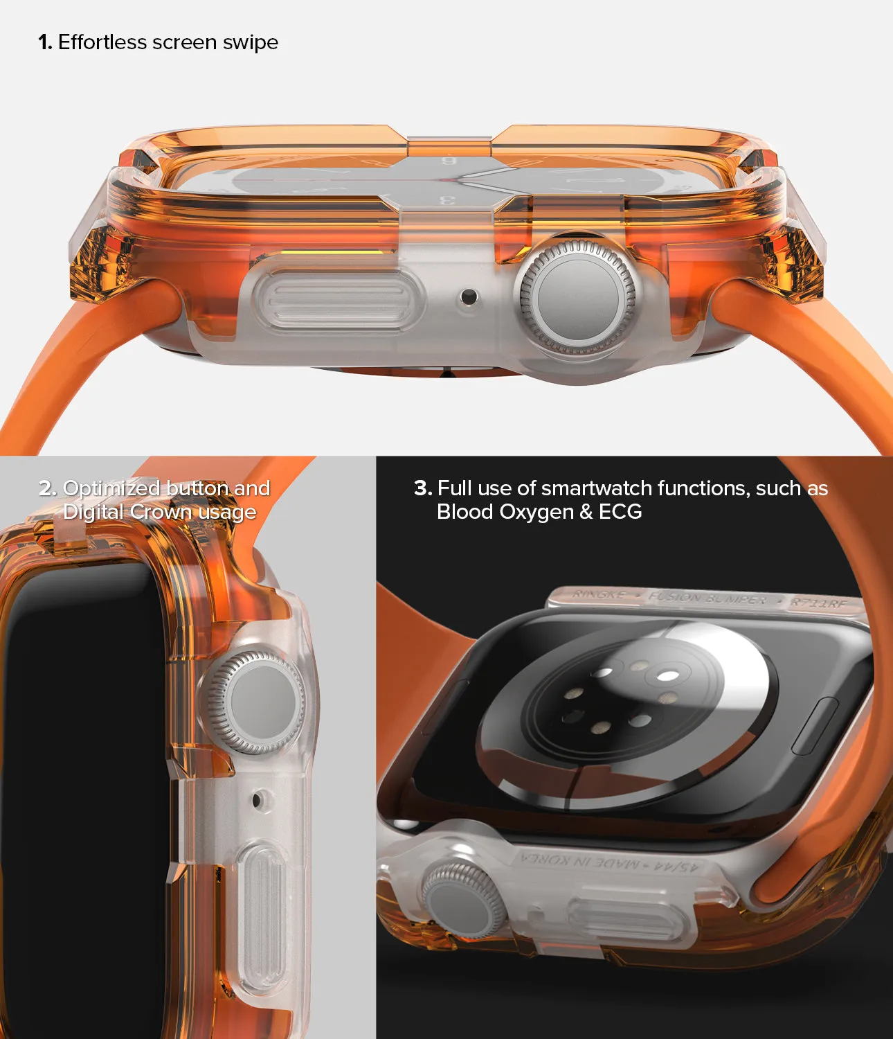 Flash Sale! Apple Watch Series (45mm / 44mm) Case | Fusion Bumper  Limited Availability!