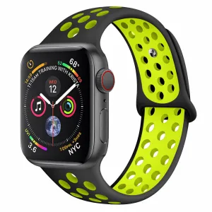 Flash Sale Apple Watch Sport Strap (Black/Yellow)  Almost Gone!