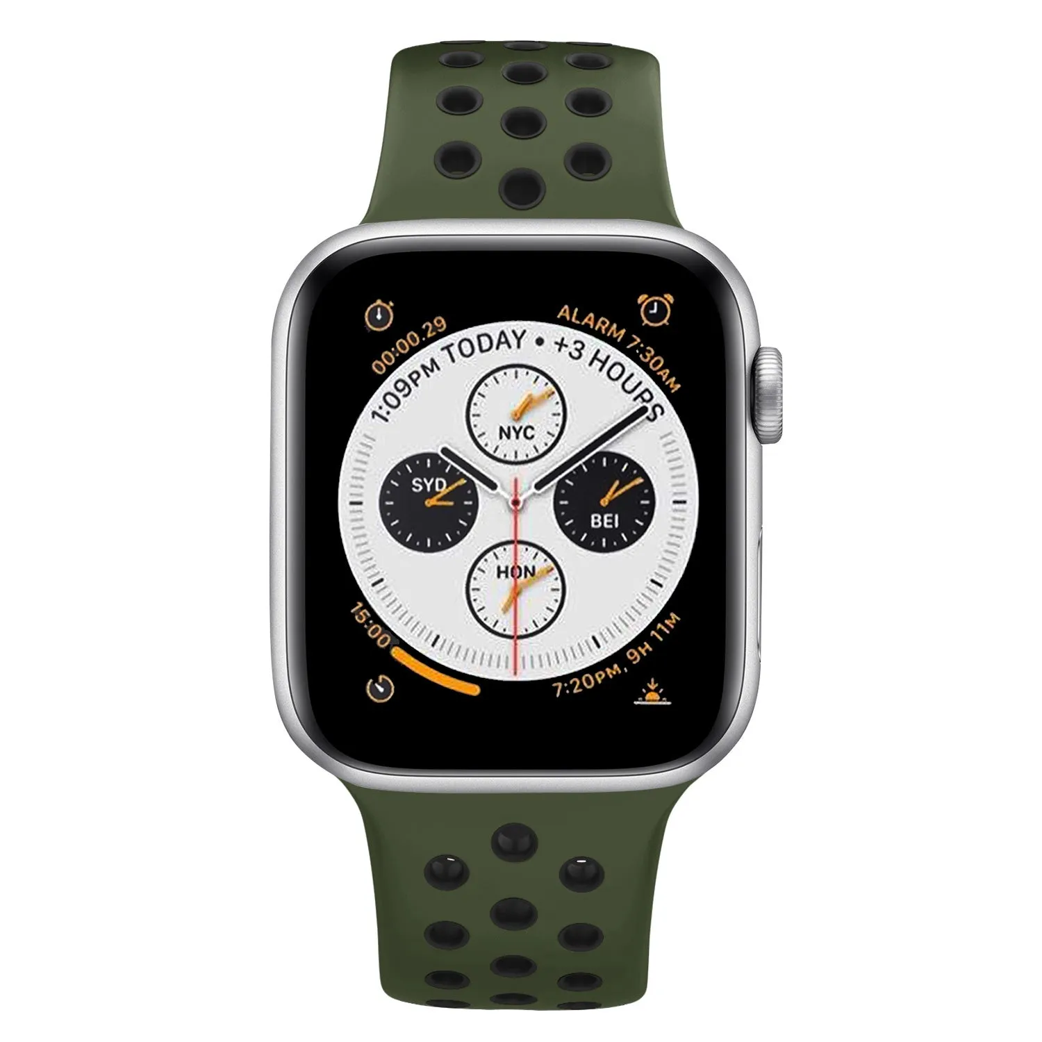 Flash Sale! Apple Watch Sport Strap Classic (Olive/Black)  Limited Release!
