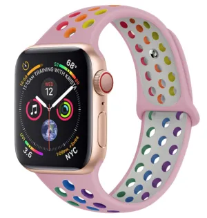 Flash Sale! Apple Watch Sport Strap (Pink/Rainbow)  Limited Release!