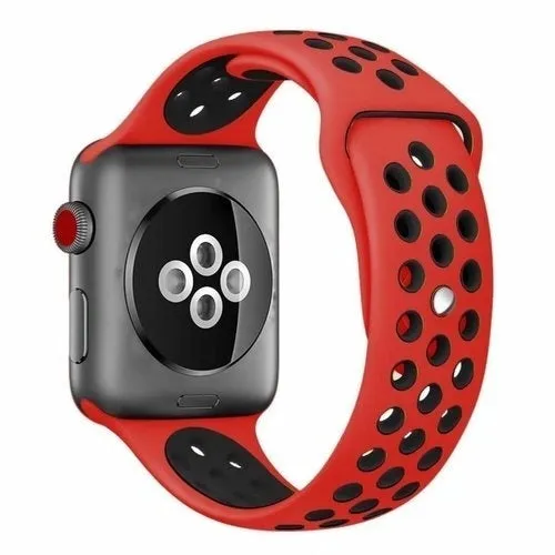 Flash Sale Apple Watch Sport Strap (Red/Black)  Limited Stock!