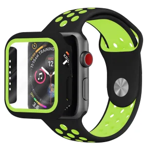 Flash Sale! Apple Watch Sport Strap   TPU Case (Black/Yellow)  Almost Gone!