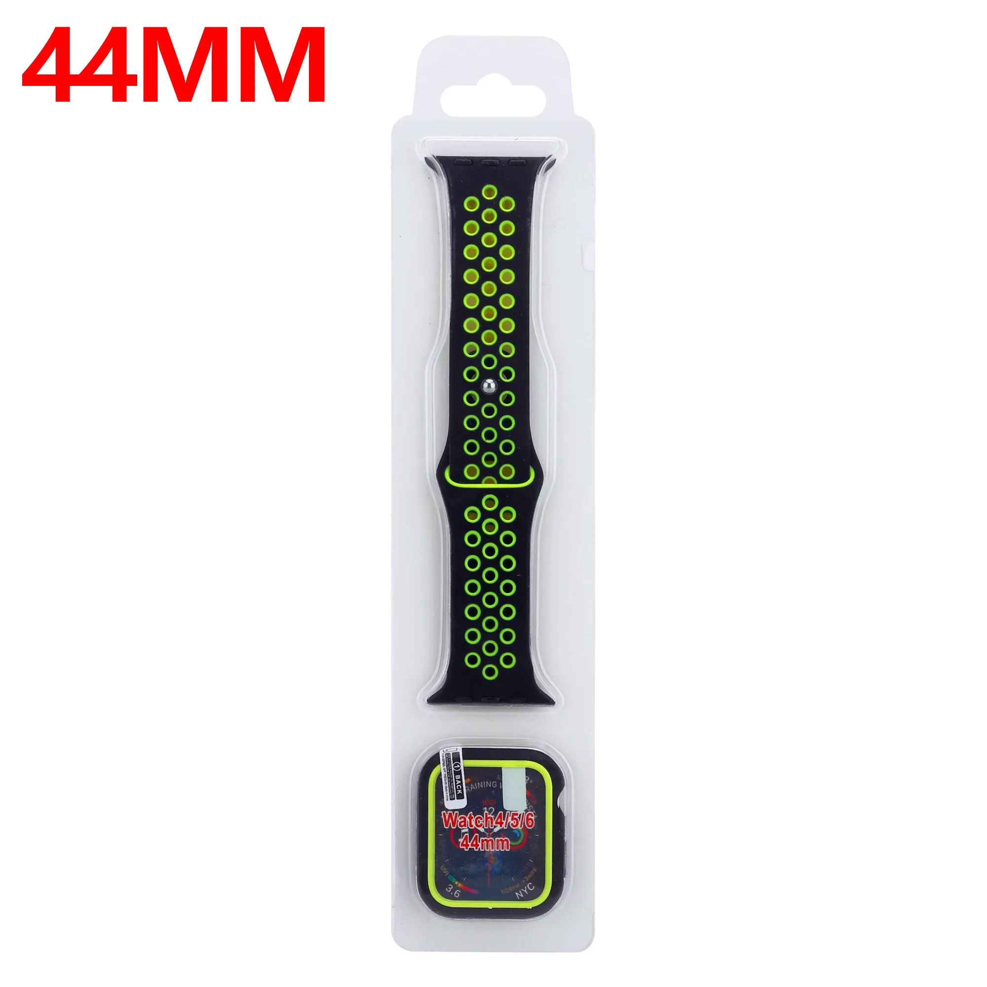 Flash Sale! Apple Watch Sport Strap   TPU Case (Black/Yellow)  Almost Gone!