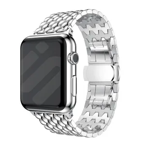 Flash Sale! Apple Watch Steel Strap Dragon (Silver)  Limited Availability!