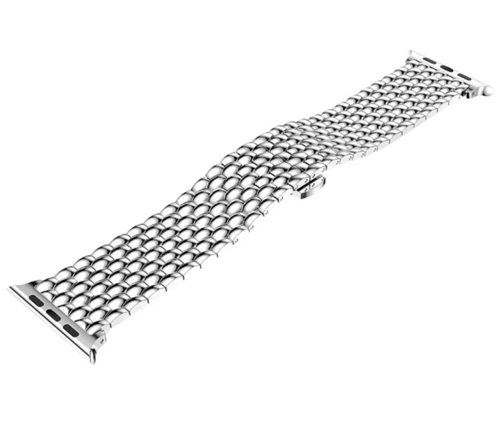 Flash Sale! Apple Watch Steel Strap Dragon (Silver)  Limited Availability!