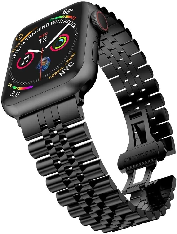 Flash Sale Apple Watch Steel Strap Jubilee (Black)  Almost Sold Out!