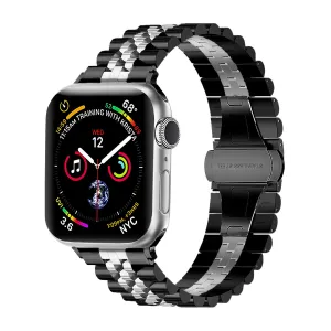 Flash Sale! Apple Watch Steel Strap Jubilee (Black/Silver)  Stylish & Comfortable