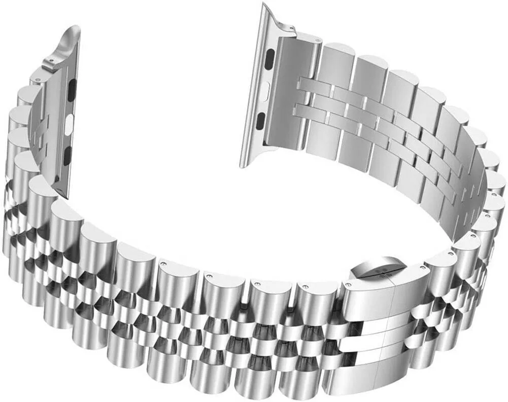 Flash Sale! Apple Watch Steel Strap Jubilee (Silver)  Stylish & Comfortable