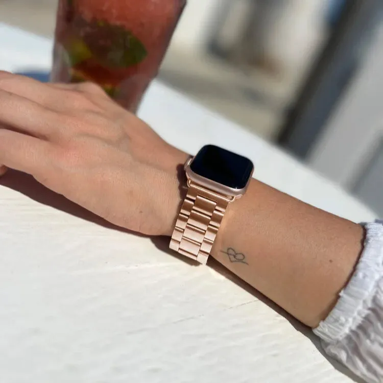 Flash Sale! Apple Watch Steel Strap (Rose Gold)  Today Only!