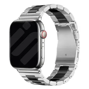 Flash Sale Apple Watch Steel Strap (Silver/Black)  Limited Availability!