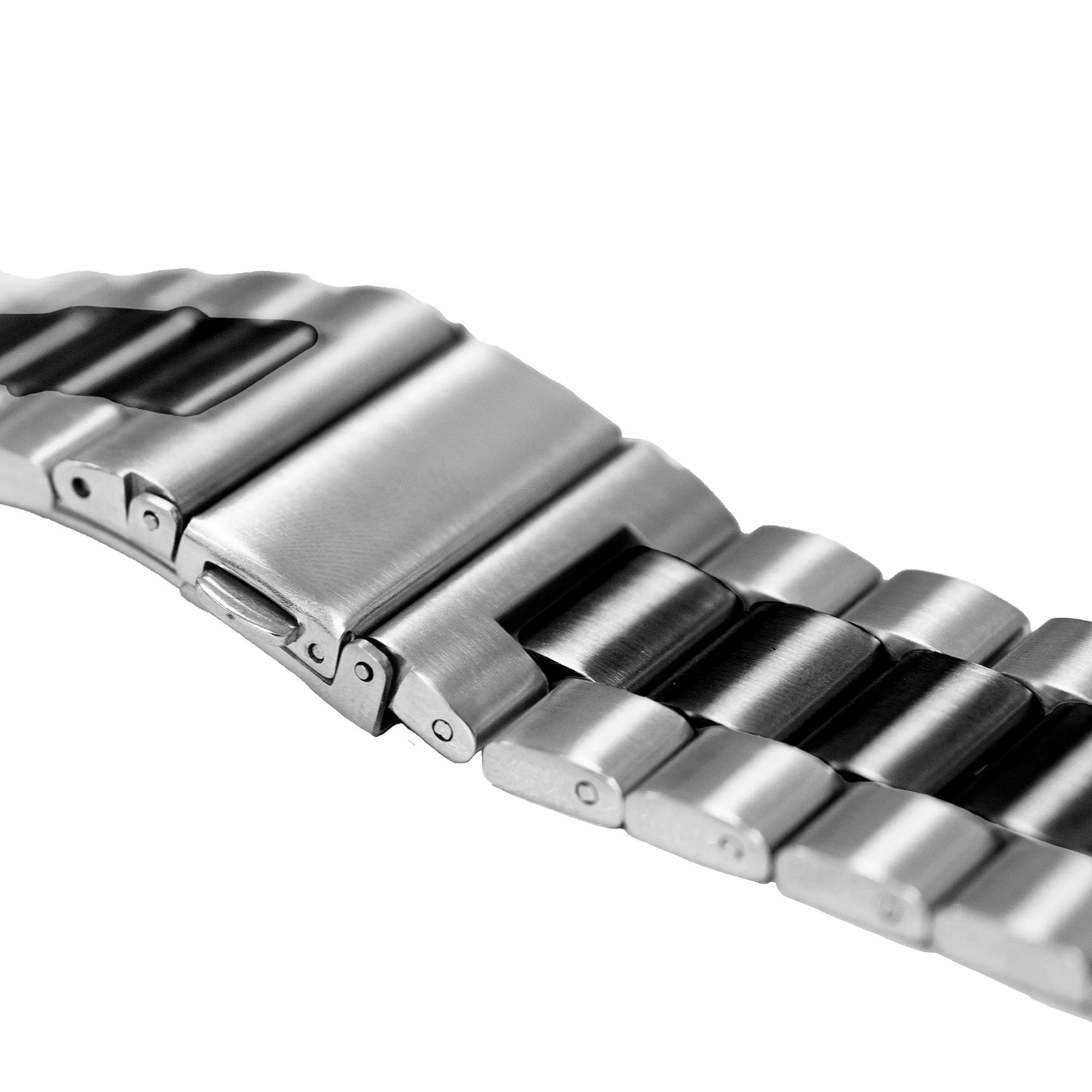 Flash Sale Apple Watch Steel Strap (Silver/Black)  Limited Availability!