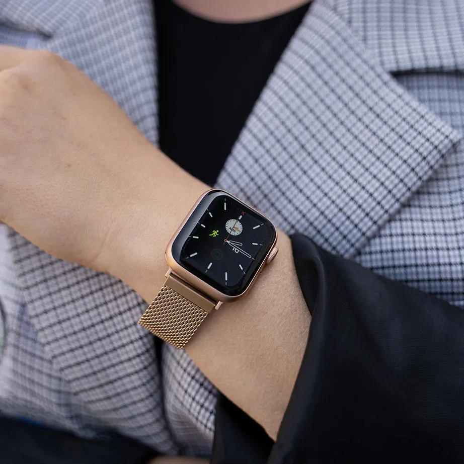 Flash Sale! Apple Watch Steel/Milanese Strap (Rose Gold)  Limited Stock!