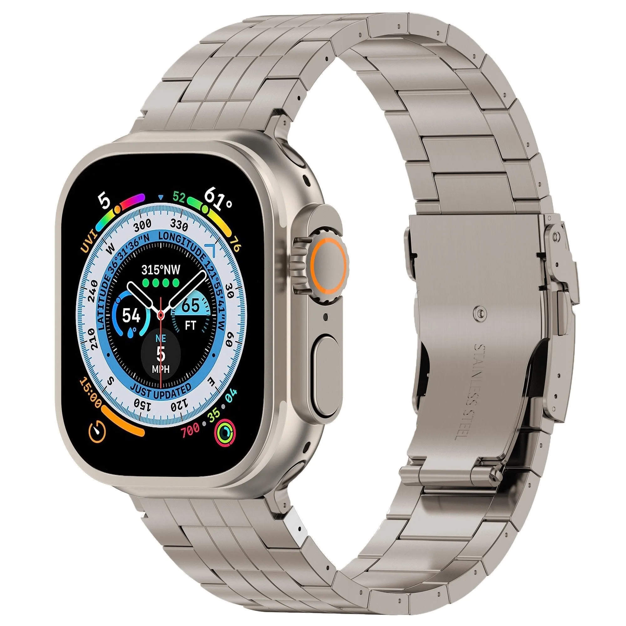 Flash Sale Apple Watch Titanium Strap Duo (Grey)  Limited Availability!