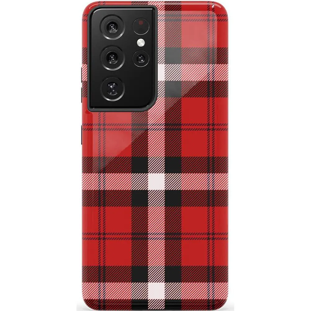 Flash Sale! As if! | Red Plaid Case  Dont Miss Out!