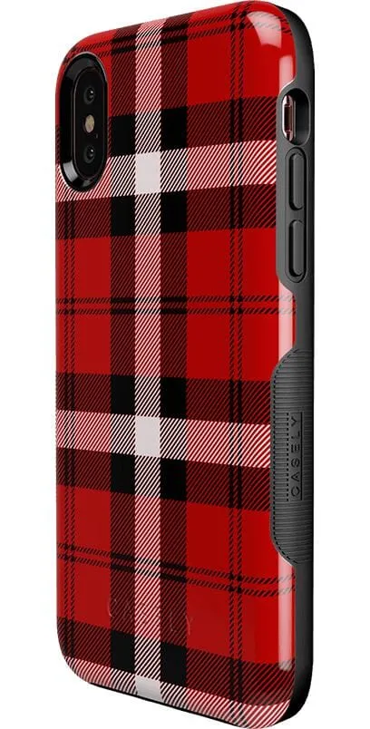 Flash Sale! As if! | Red Plaid Case  Dont Miss Out!