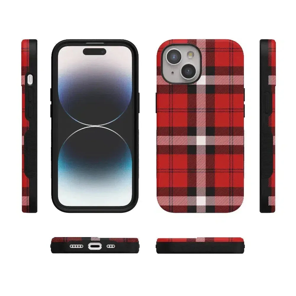 Flash Sale! As if! | Red Plaid Case  Dont Miss Out!