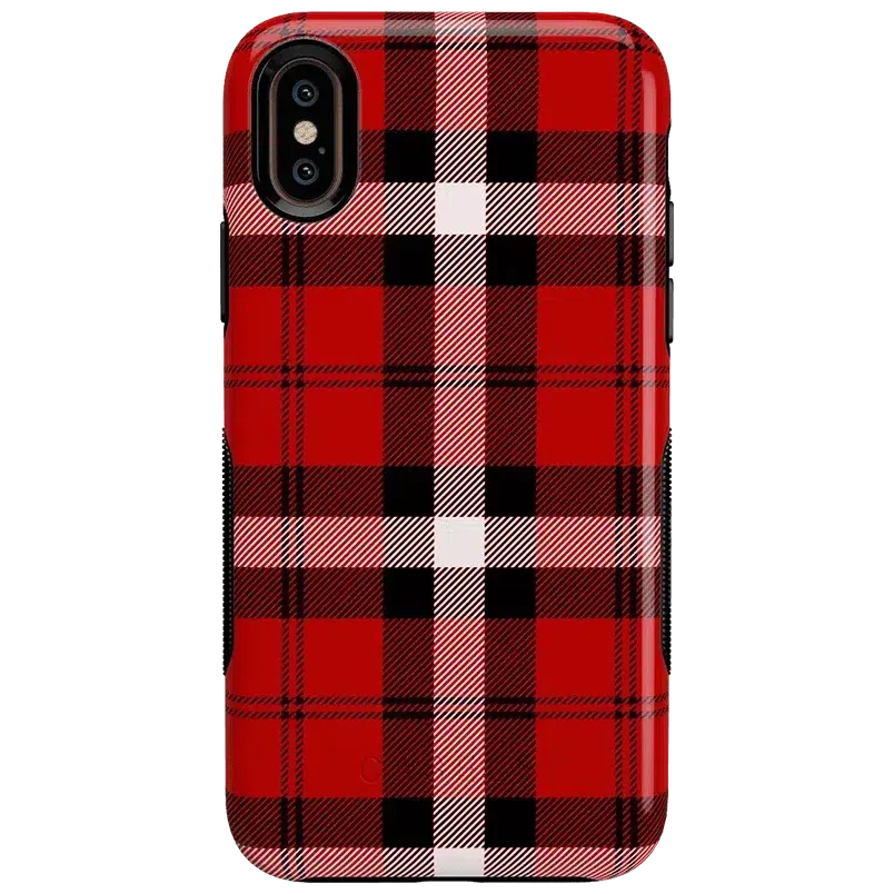 Flash Sale! As if! | Red Plaid Case  Dont Miss Out!