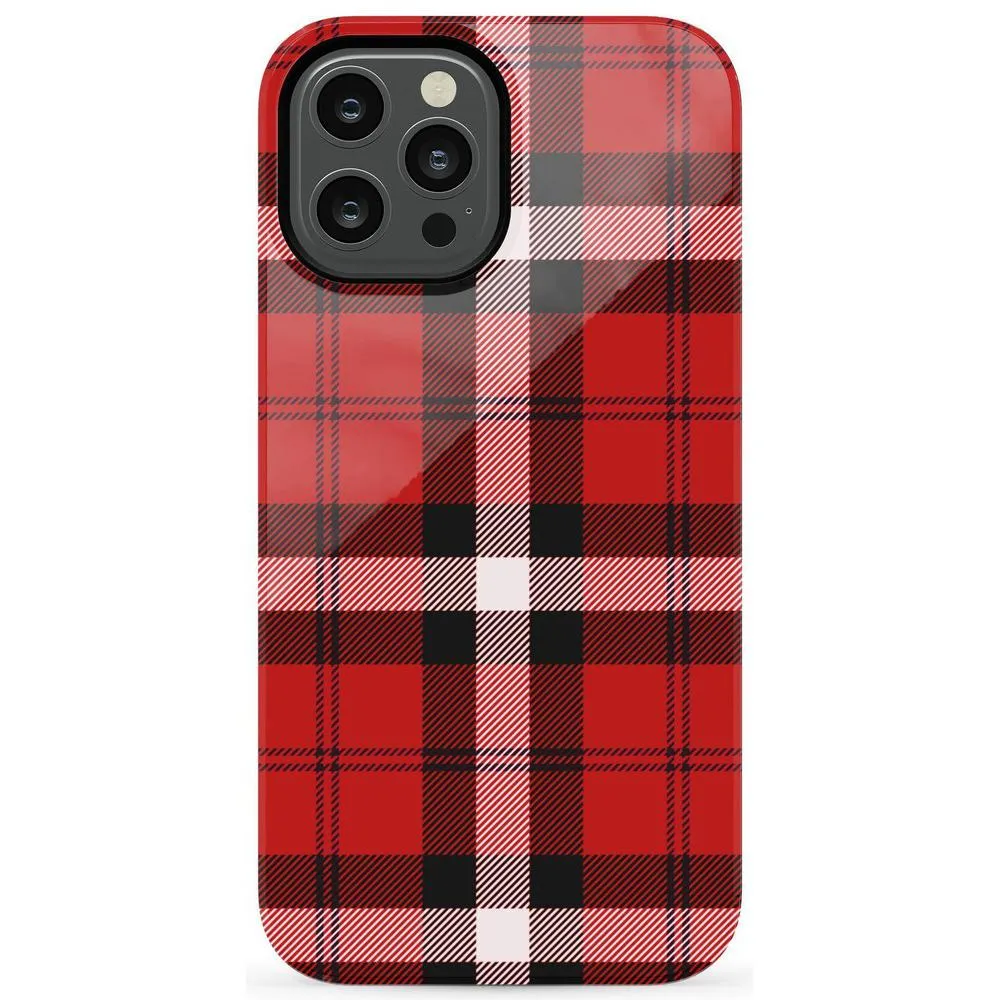 Flash Sale! As if! | Red Plaid Case  Dont Miss Out!