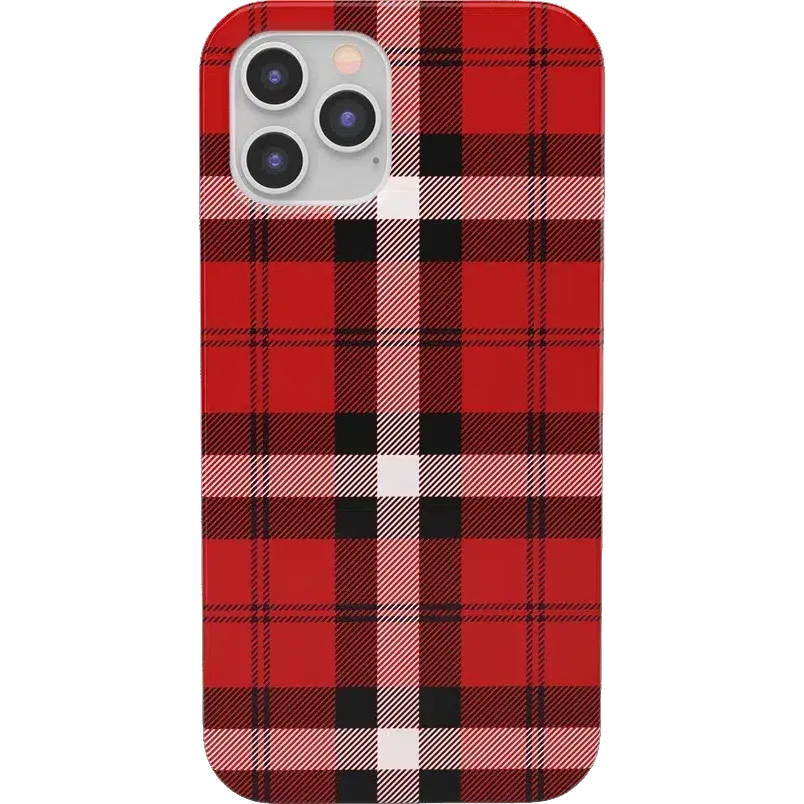 Flash Sale! As if! | Red Plaid Case  Dont Miss Out!