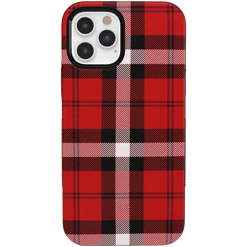 Flash Sale! As if! | Red Plaid Case  Dont Miss Out!
