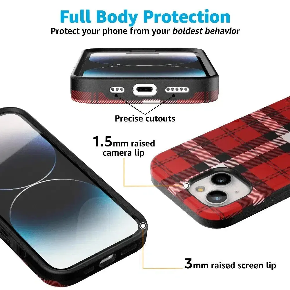 Flash Sale! As if! | Red Plaid Case  Dont Miss Out!
