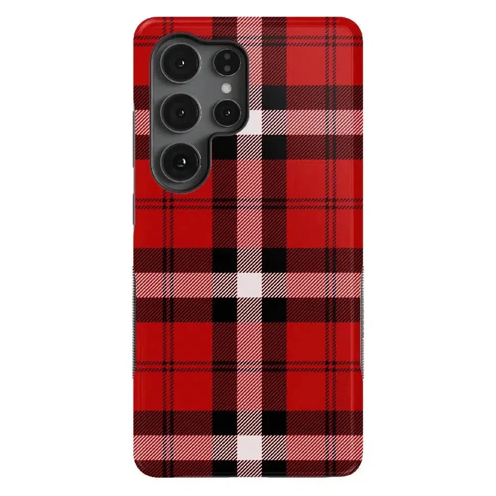Flash Sale! As if! | Red Plaid Case  Dont Miss Out!