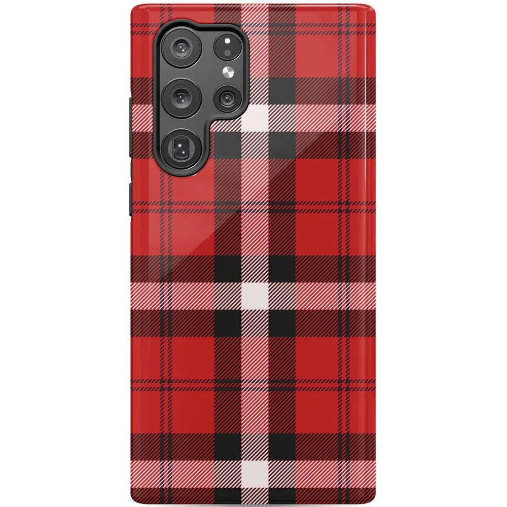 Flash Sale! As if! | Red Plaid Case  Dont Miss Out!