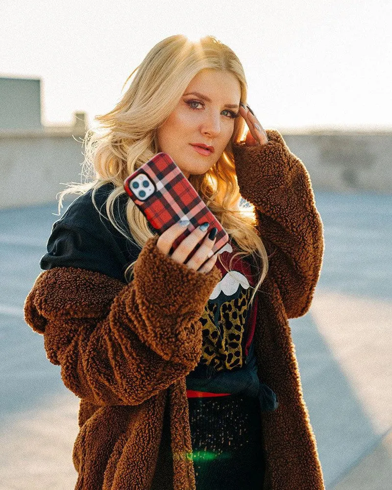 Flash Sale! As if! | Red Plaid Case  Dont Miss Out!