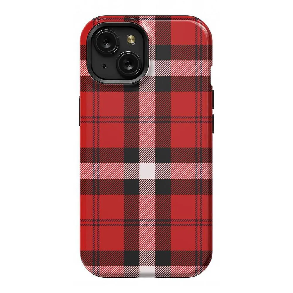 Flash Sale! As if! | Red Plaid Case  Dont Miss Out!